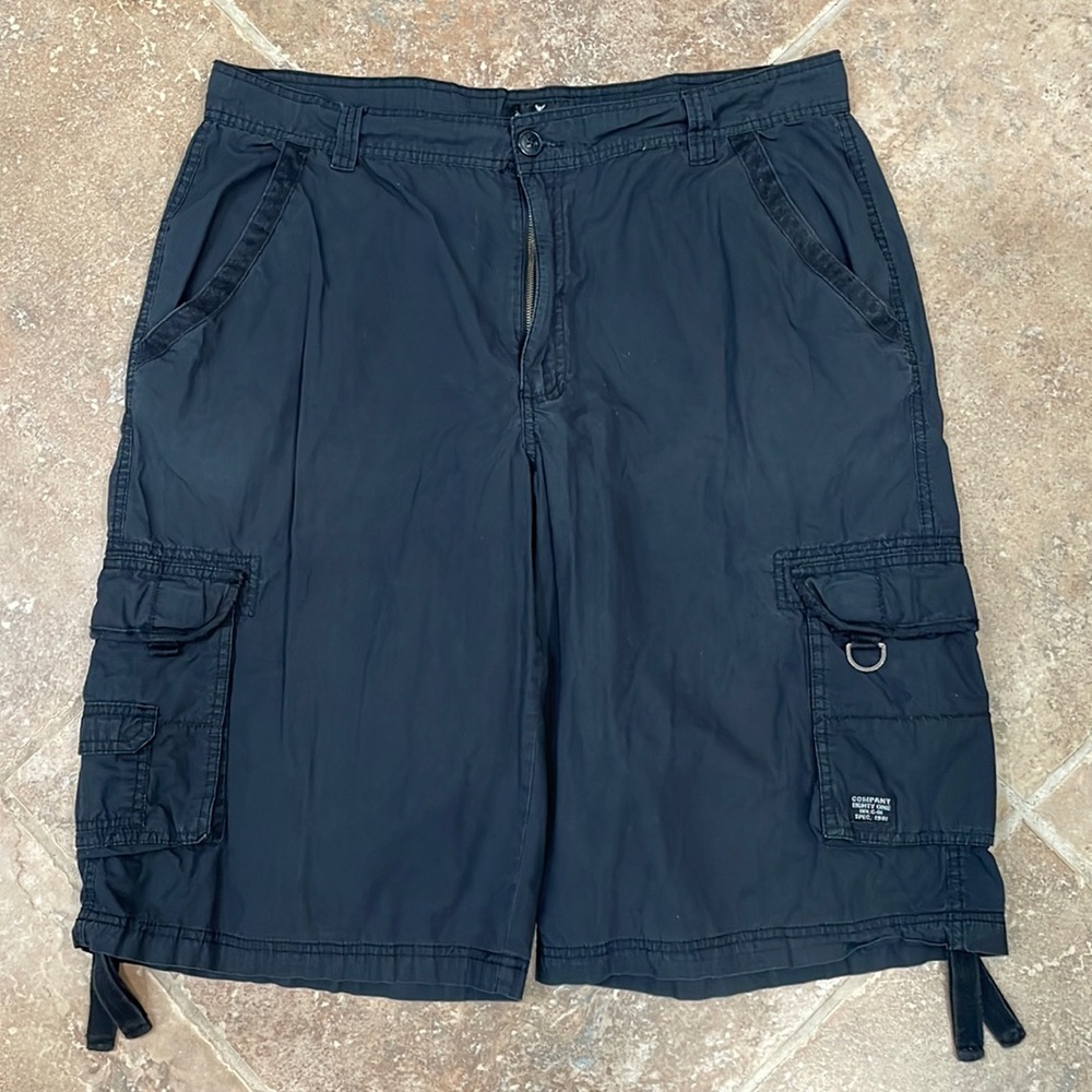 Men’s Company Eighty One Black Cargo Shorts Size 38